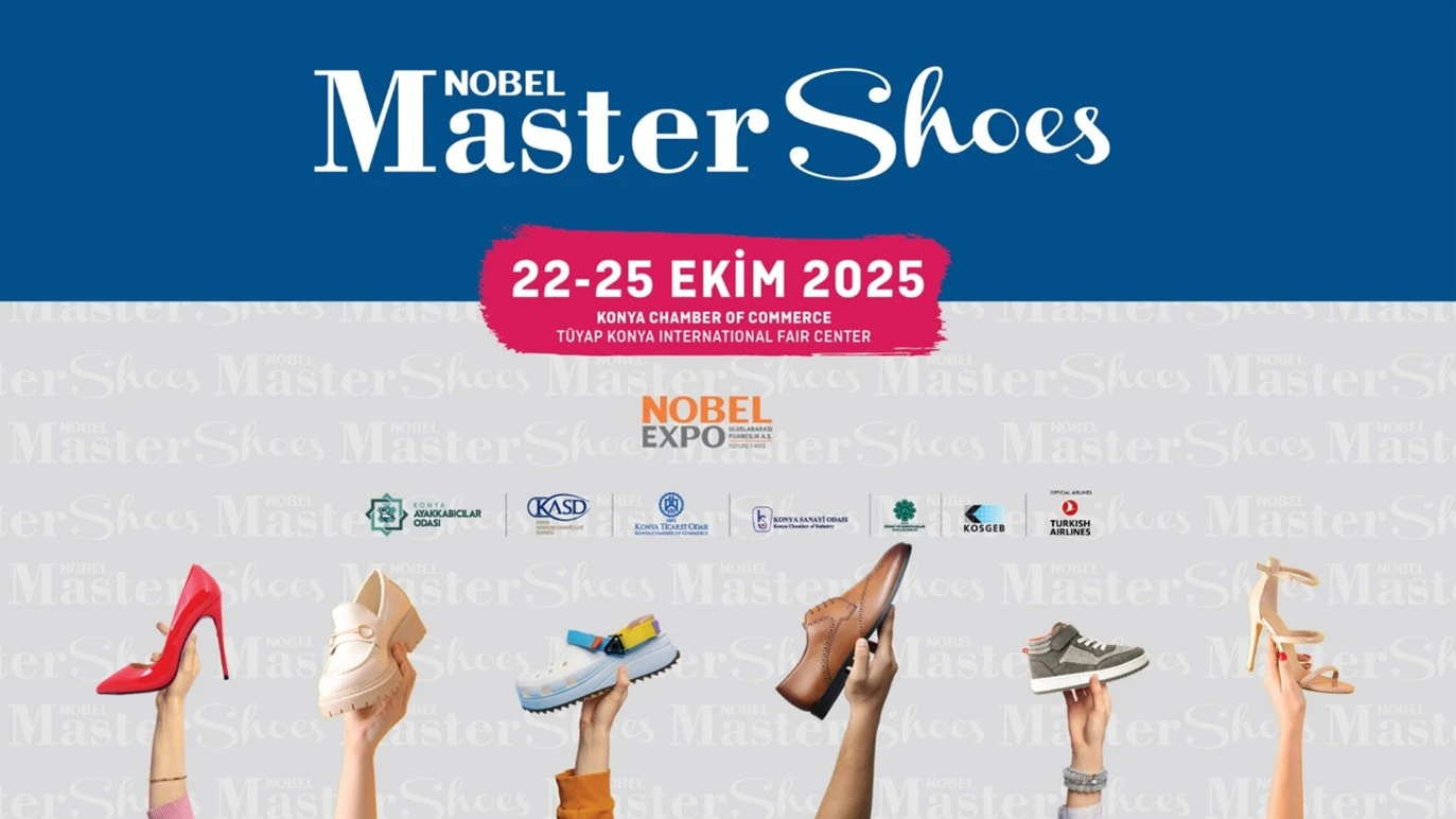 پوستر نمایشگاه مد کفش و کیف نوبل مستر (Nobel Master Shoes Footwear & Bag Fashion Fair Konya)