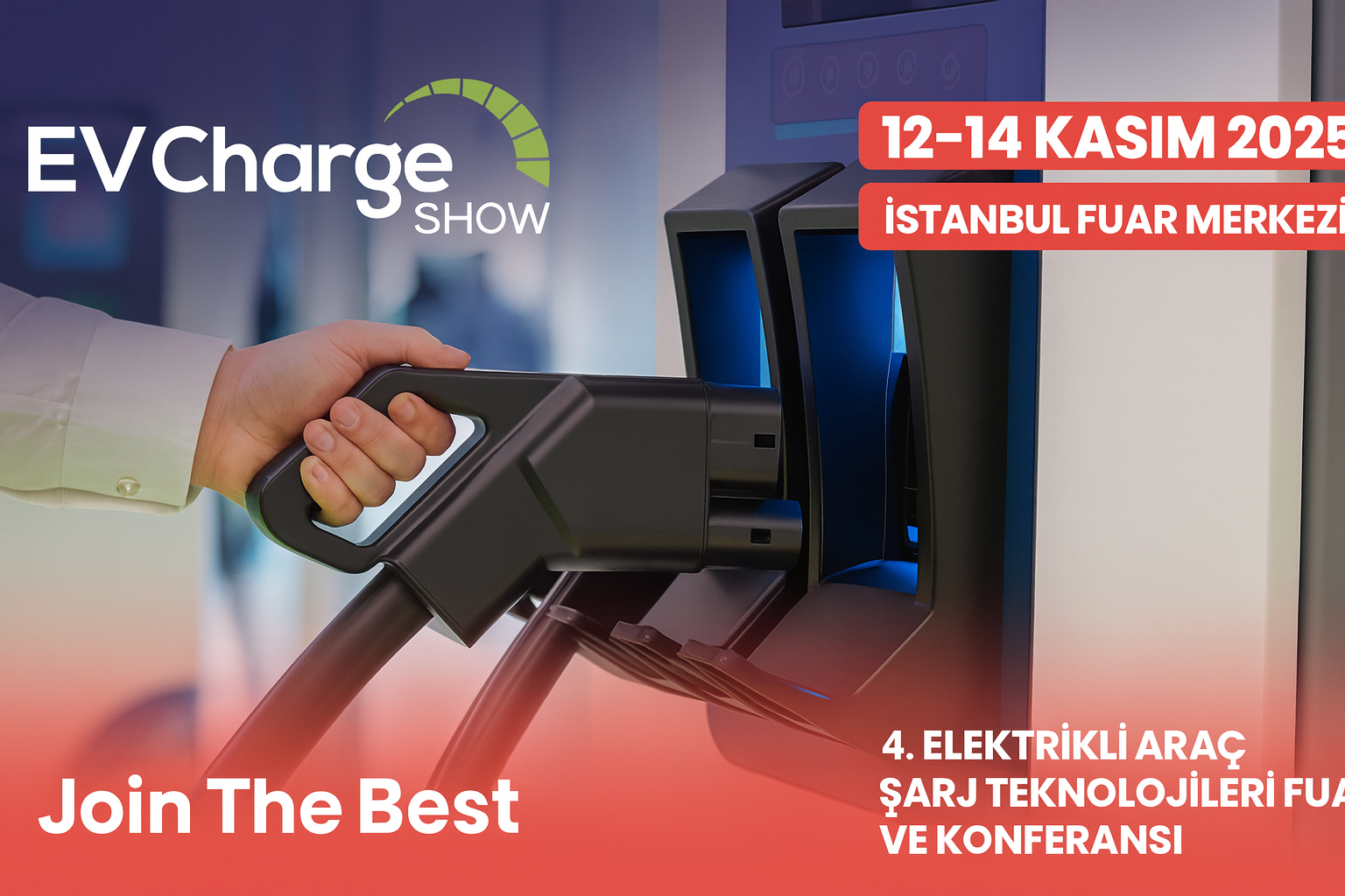 پوستر نمایشگاه شارژ خودروهای برقی استانبول (EV Charge Show Istanbul)