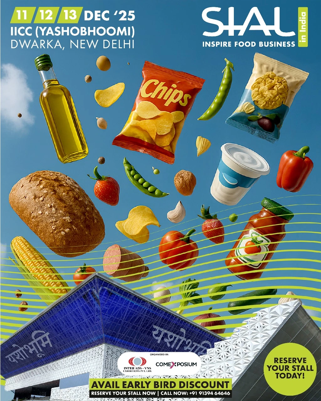 پوستر نمایشگاه بینالمللی غذا و نوشیدنی سیال هند SIAL India New Delhi