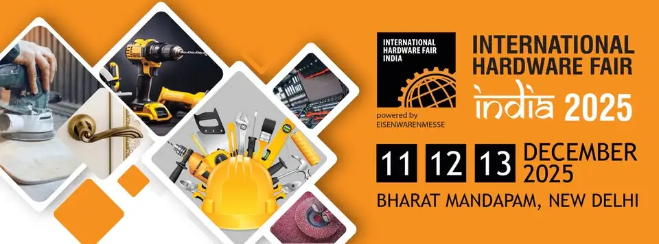 پوستر نمایشگاه بینالمللی سختافزار و ابزارآلات هند International Hardware Fair India